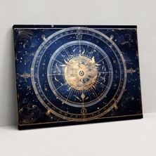 Popcas Burç Hat Sanatı Takımyıldızları Duvar Dekoru - Burç Duvar Dekoru Ev Dekorasyonu