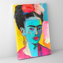 Popcas Frida Kahlo Tarzı Duvar Sanatı - Duvar Dekorasyonu ve Kanvas Tablo