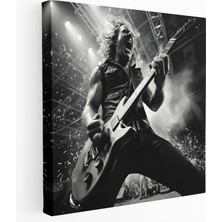 Popcas Metallica Konser Duvar Sanatı - Canlı Performans Kanvas Tablosu - Metallica Duvar Sanatı