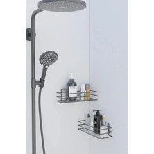 2li Yapışkanlı Banyo Düzenleyici Banyo Rafı