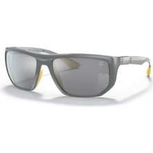 Ray-Ban RB8361 F6736G Ferrari Gri Erkek Güneş Gözlüğü