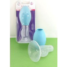 Life Care Mavi Manuel Göğüs Pompası Silikon Malzeme ile Taşınabilir ve Kolay Temizlenebilir