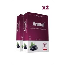 Aranol Aronya Trans Resveratrol 30 Kapsül X2 Adet