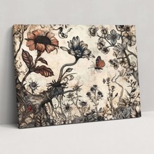 Popcas Leonardo Da Vinci Duvar Sanatı - Botanik Illüstrasyonlar Kanvas Tablo - Ev Dekorasyonu Için Leonardo Da Vinci Eseri