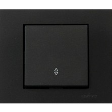 Ovivo Grano Metalik Siyah Vavien Anahtar