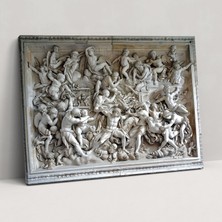 Popcas Michelangelo Kanvas Tablo - Dramatik Incil Sahneleri - Duvar Dekorasyonu Tablo Kanvas Tablo