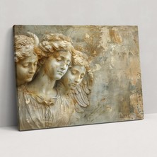 Popcas Michelangelo Melek Figürleri Duvar Sanatı - Duvar Dekorasyonu Ev Dekorasyonu