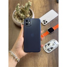 iPhone 11 Uyumlu Süper Ince Mat Ultra Thin Silikon Kılıf