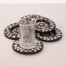 Mylamp Pure Sedefli Bardak Altlığı 6'lı Set