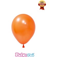 12’’ Baskı Balonu Metalik Turuncu 100’ Lü