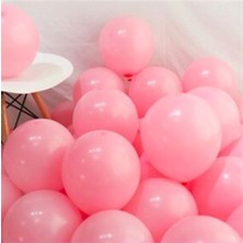 12 Inç Standart Boy Makaron Balon 50 Adet Pembe