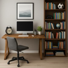 Pinoxi Masif Ahşap Çalışma Masası Ofis Masası