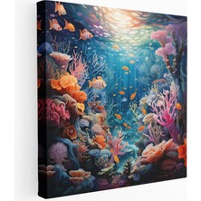 Popcas Büyülü Denizler - Kanvas Tablo