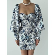 Hynova Arlon Balon Kollu Mini Elbise