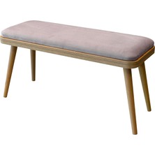 Rabi Mobilya Miora Mini Bench Karina Meşe Gri