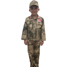 Jandarma Kamuflaj Kep'li(Şapka) Çocuktakımı(Kostüm)