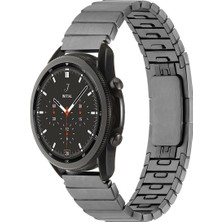 Mobicas Huawei Watch 3 Pro Classic (48MM) Uyumlu 22MM Parçalı Tasarım Metal Kordon-82 Gri