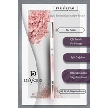 Golden Rose Devobis Dual-Ended Eyeshadow Brush - Çift Taraflı Profesyonel Göz Farı Fırçası