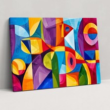 Popcas Pablo Picasso Tarzı Kanvas Tablo - Ev Dekorasyonu Pablo Picasso Tarzı