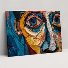 Popcas Modern Picasso Duvar Sanatı - Pablo Picasso Ev Dekorasyonu Kanvas Tablo Dokulu Sanat