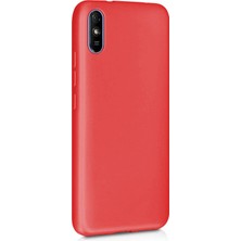 Xiaomi Redmi 9A Premium Silikon Kılıf Bordo
