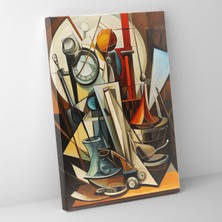 Popcas Pablo Picasso Tarzı Duvar Dekorasyonu - Muted Renkler ile Ev Dekorasyonu Için Kanvas Tablo