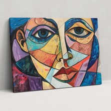 Popcas Pablo Picasso Tarzı Duvar Sanatı - Duvar Dekorasyonu Ev Dekorasyonu Için Pablo Picasso Tarzı Kanvas Tablo