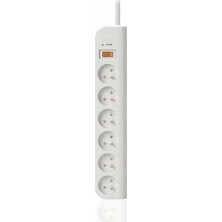 Belkin 6'lı Akım Korumalı Priz 1m F9E600FR1M