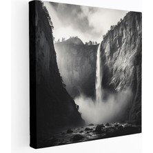 Popcas Dünyanın En Güzel Manzaraları - Muhteşem Şelale Kanvas Tablo - Dünyanın En Güzel Manzaraları Duvar Sanatı Kanvas Kanvas Duvar Sanatı