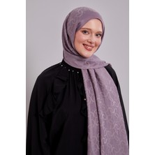 Lêvi D'or Açık Lila Geometrik Desen Grazia Şal