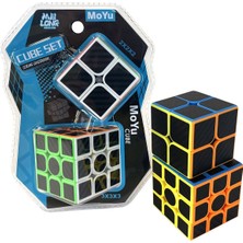 MF9323 Moyu 3x3 2x2 Fiber Karbon Küp Set