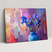 Popcas Vincent Van Gogh Irisler Kanvas Tablo - Ev Dekorasyonu Duvar Dekorasyonu