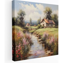 Popcas Dünyanın En Güzel Manzaraları - Kırsal Manzara Kanvas Tablosu - Duvar Dekorasyonu Duvar Sanatı Nostalji