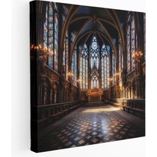 Popcas Rönesans Duvar Dekorasyonu: Büyük Katedral Kanvas Tablo - Rönesans Majesteler Kanvas Tablo