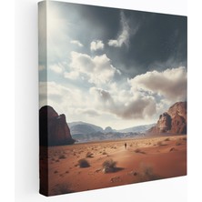 Popcas Dünyanın En Güzel Manzaraları - Çöl Manzaralı Kanvas Tablo - Dünyanın En Güzel Manzaraları Ev Dekorasyonu Genişlik