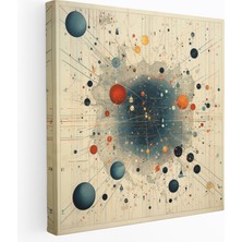 Popcas Yıldız Haritası Duvar Sanatı Koleksiyonu - Yıldız Haritası Kanvas Duvar Sanatı Boyutlar ve Renkler