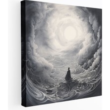 Popcas Zen Meditasyon Kanvas Tablo - Zen Duvar Sanatı Ev Dekorasyonu