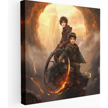 Popcas Yüzüklerin Efendisi Duvar Sanatı - Frodo ve Sam'in Yolculuğu - Yüzüklerin Efendisi Kanvas Duvar Sanatı