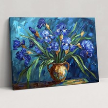 Popcas Van Gogh Irisleri Duvar Sanatı - Vincent Van Gogh Duvar Sanatı Irisler Kanvas Tablo