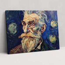 Popcas Vincent Van Gogh Dr. Gachet Kanvas Tablo - Vincent Van Gogh Dr. Gachet Tuval Tablo