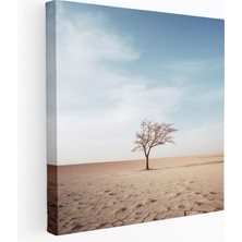 Popcas Dünyanın En Güzel Manzaraları - Yalnız Ağaç Kanvas Tablo - Duvar Dekorasyonu Ev Dekorasyonu Kanvas Duvar Sanatı