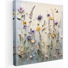 Popcas Vahşi Çiçek Duvar Dekoru - Görsel Olarak Çekici Vahşi Çiçek Duvar Dekorasyonu