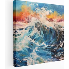 Popcas Efsanevi Doğa Manzarası Kanvas Tablo - Oturma Odası Dekorasyonu Için Doğa Temalı Kanvas Tablo