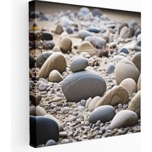 Popcas Zen Duvar Sanatı - Rahatlatıcı Kanvas Tablo Zen Bahçe Tasarımı