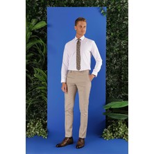 Gk 689 Slim Fit Beyaz Klasik Gömlek