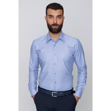 Gk 639 Mavi Klasik Gömlek