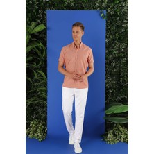 G 1556 Slim Fit Kiremit Klasik Gömlek