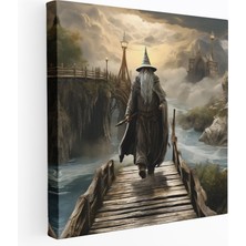 Popcas Yüzüklerin Efendisi Duvar Sanatı - Khazad-Dûm Köprüsü - Yüzüklerin Efendisi Duvar Sanatı Kanvas Duvar Dekorasyonu