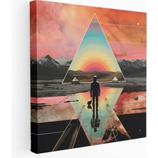 Popcas Pink Floyd Albüm Kapakları Koleksiyonu Duvar Sanatı - Duvar Dekorasyonu Kanvas Tablo