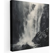 Popcas Dünyanın En Güzel Manzaraları - Majestik Şelale Fırtınası - Dünyanın En Güzel Manzaraları Duvar Dekorasyonu Kanvas Tablo Duvar Sanatı